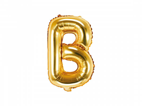 Buchstabenluftballon "B" Gold