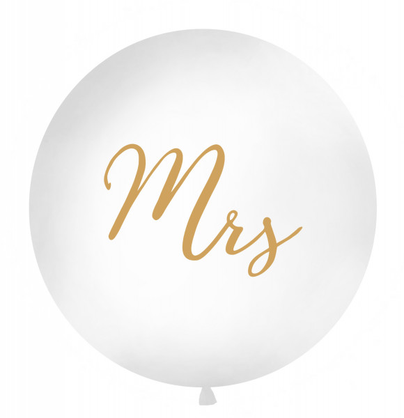 XXL Ballon "Mrs" 1m Gold