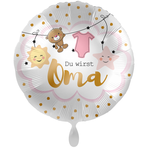 Folienballon "Du wirst Oma" XXL 71cm