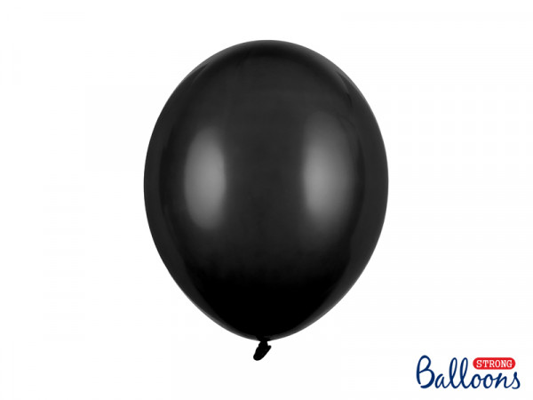 Pastell - Luftballons 30cm "Schwarz" 10 Stk.