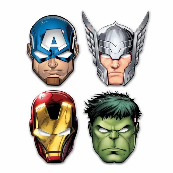 Avengers Masken 6 Stk.