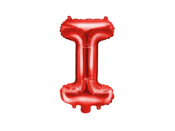 Buchstabenluftballon "I" Rot