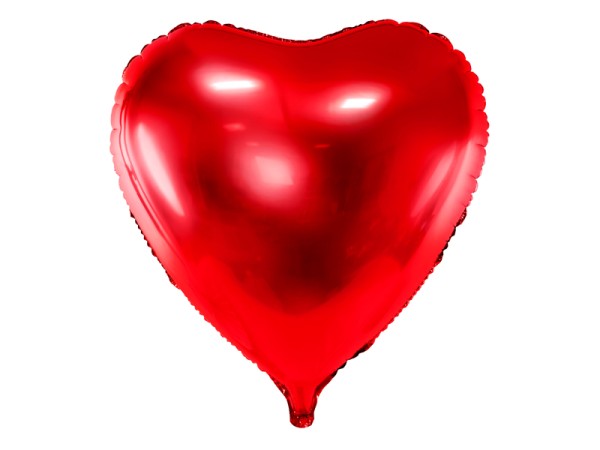 Folienluftballon Herz Rot 72x73cm