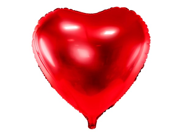 Folienluftballon Herz Rot 61cm