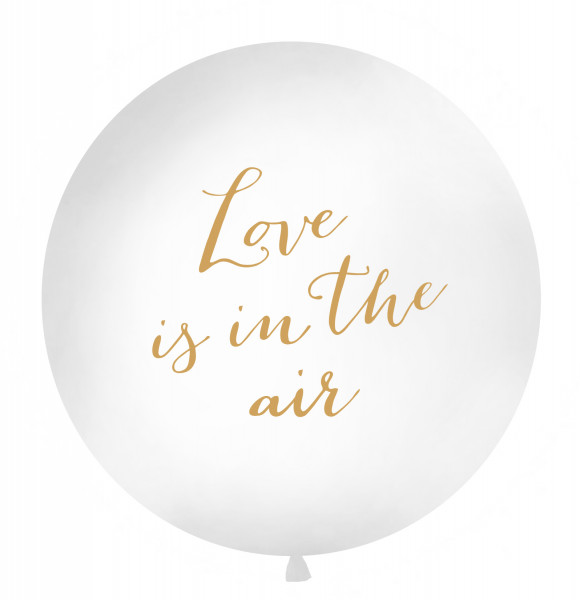 XXL Ballon "Love is in the air" 1m Gold