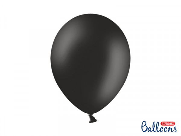 Pastell - Luftballons 30cm "Black" 50 Stk.
