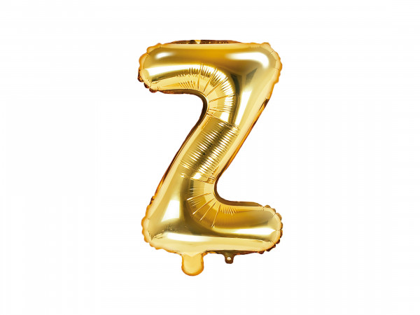 Buchstabenluftballon "Z" Gold