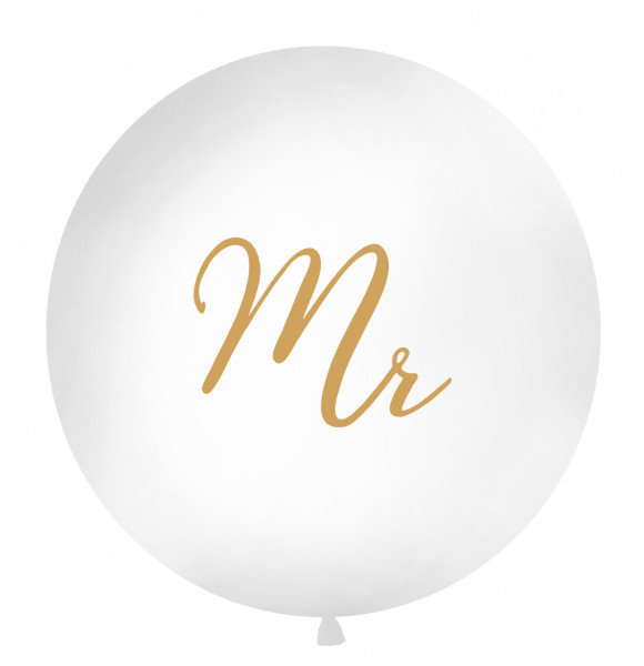 XXL Ballon "Mr" 1m Gold