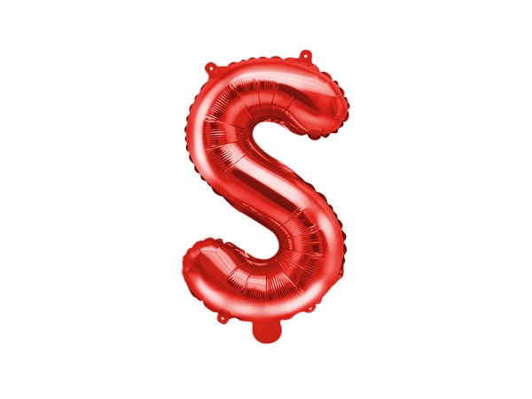 Buchstabenluftballon "S" Rot