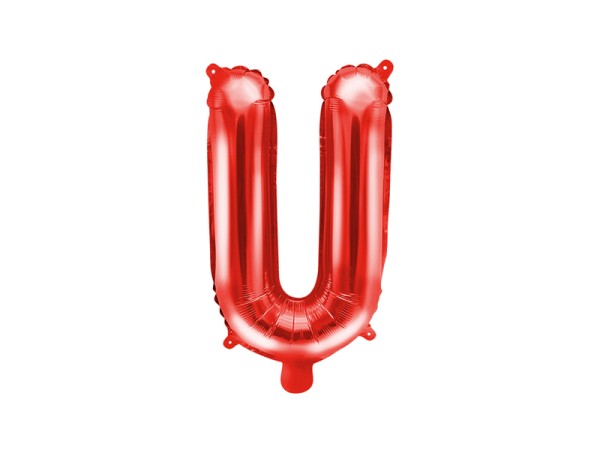 Buchstabenluftballon "U" Rot