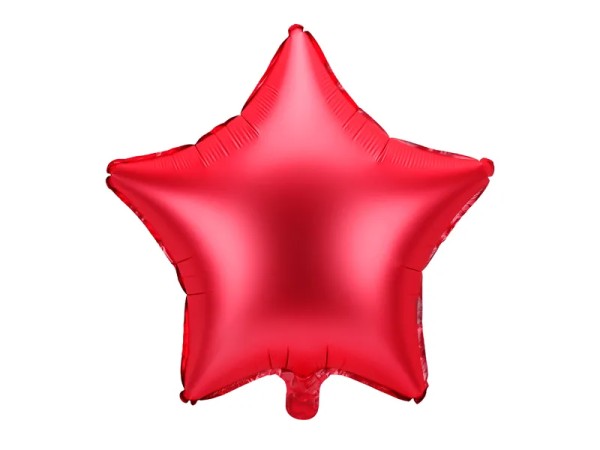 Folienballon Stern Rot Satin 48cm