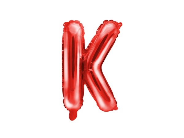 Buchstabenluftballon "K" Rot