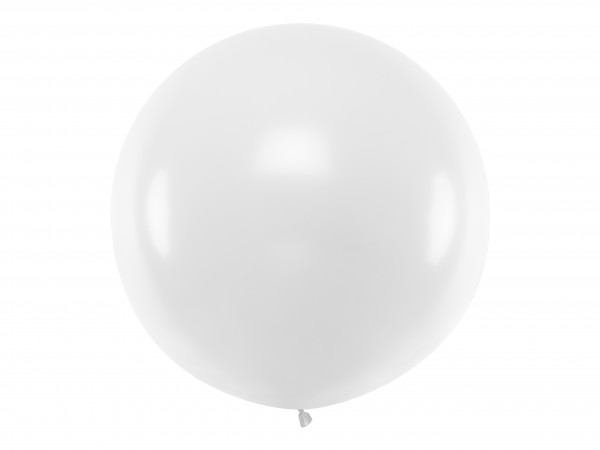 XXL Ballon "Weiß" 1m
