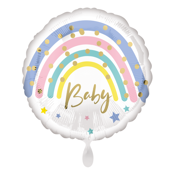 Folienballon "Rainbow Baby" 45cm