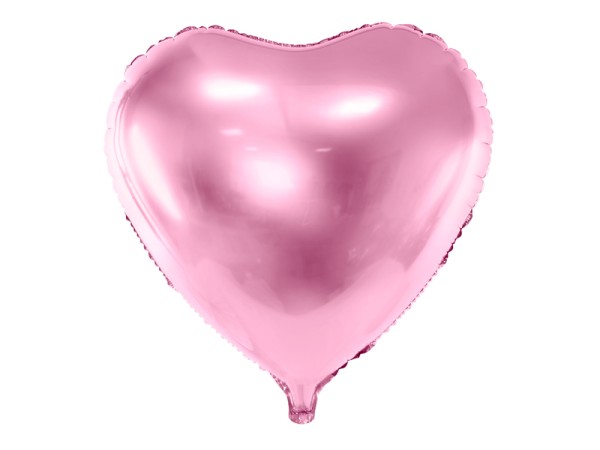 Folienluftballon Herz Rosa 61cm