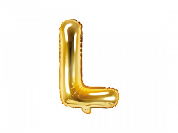 Buchstabenluftballon "L" Gold