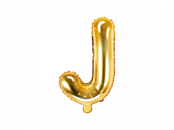 Buchstabenluftballon "J" Gold