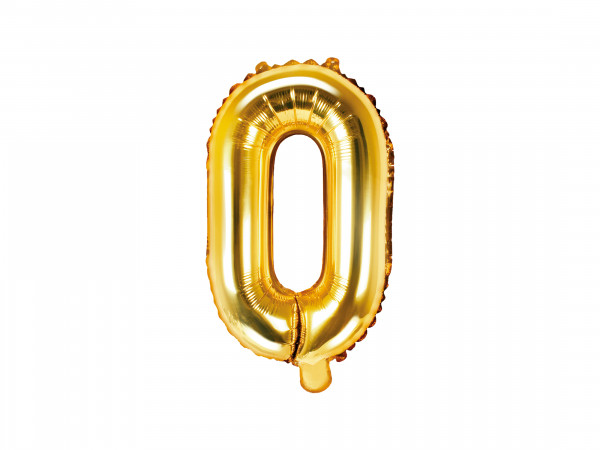 Buchstabenluftballon "O" Gold