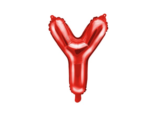 Buchstabenluftballon "Y" Rot
