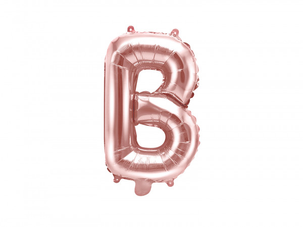 Buchstabenluftballon "B" Roségold