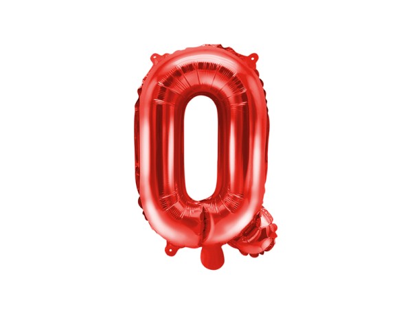Buchstabenluftballon "Q" Rot