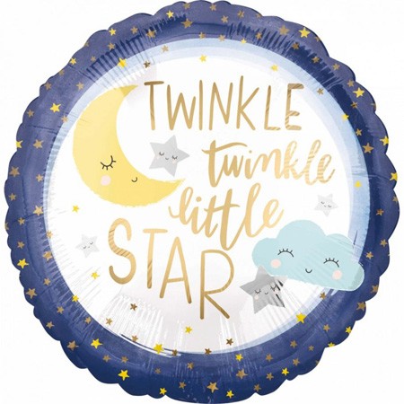 Folienballon "Twinkle twinkle little star" 43cm
