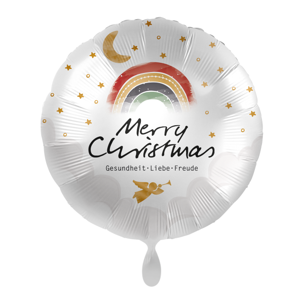 Folienballon "Christmas Rainbow" 43cm