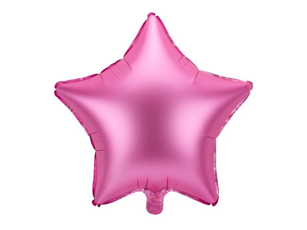 Folienballon Stern Rosa Satin 48cm