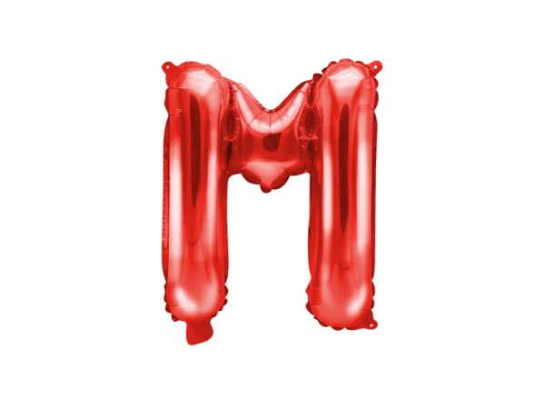 Buchstabenluftballon "M" Rot