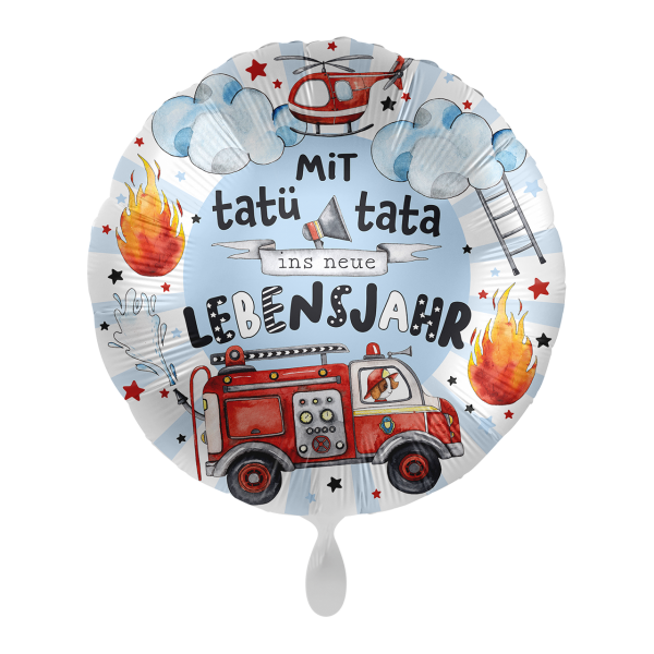 Folienluftballon "Tatü Tata" 43cm