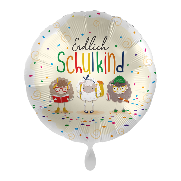 Folienballon "Endlich Schulkind" 43cm