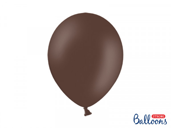 Pastell - Luftballons 30cm "Chocolate Brown" 50 Stk.