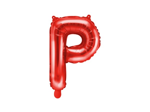 Buchstabenluftballon "P" Rot