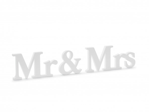 Dekoschriftzug "Mr&Mrs"