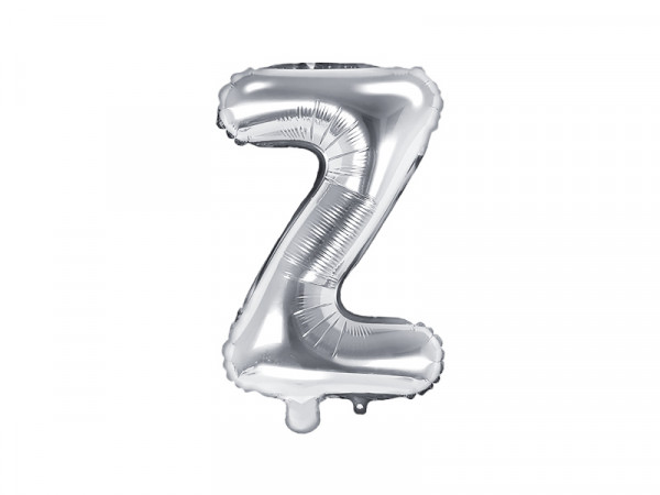 Buchstabenluftballon "Z" Silber