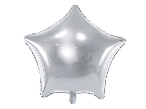 Folienballon Stern Silber 70cm