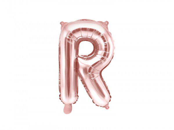 Buchstabenluftballon "R" Roségold