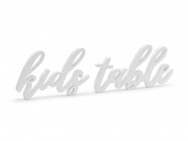 Dekoschriftzug "Kids table"