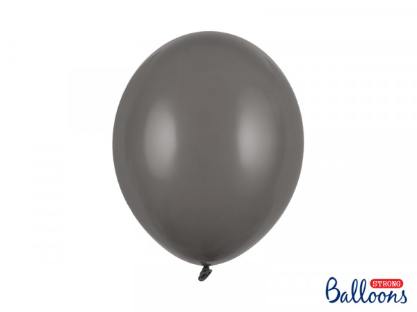 Pastell - Luftballons 30cm "Grau" 10 Stk.