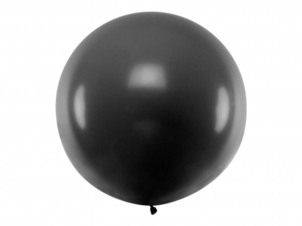 XXL Ballon "Schwarz" 1m