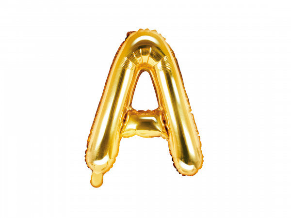 Buchstabenluftballon "A" Gold