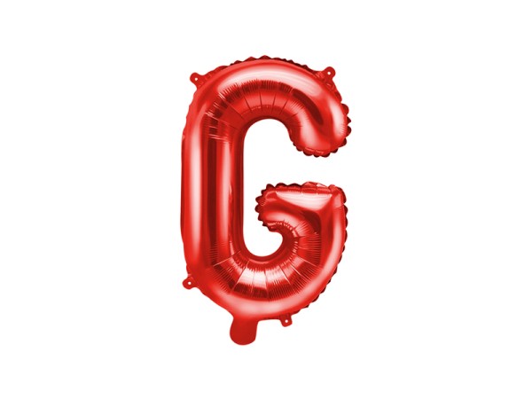Buchstabenluftballon "G" Rot