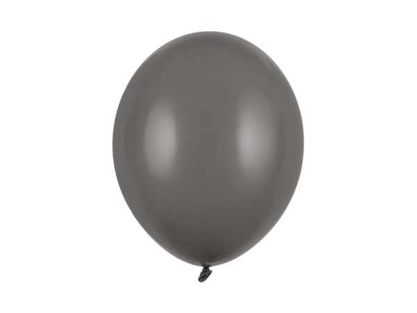 Pastell - Luftballons 30 cm "Grau" 50 Stk.